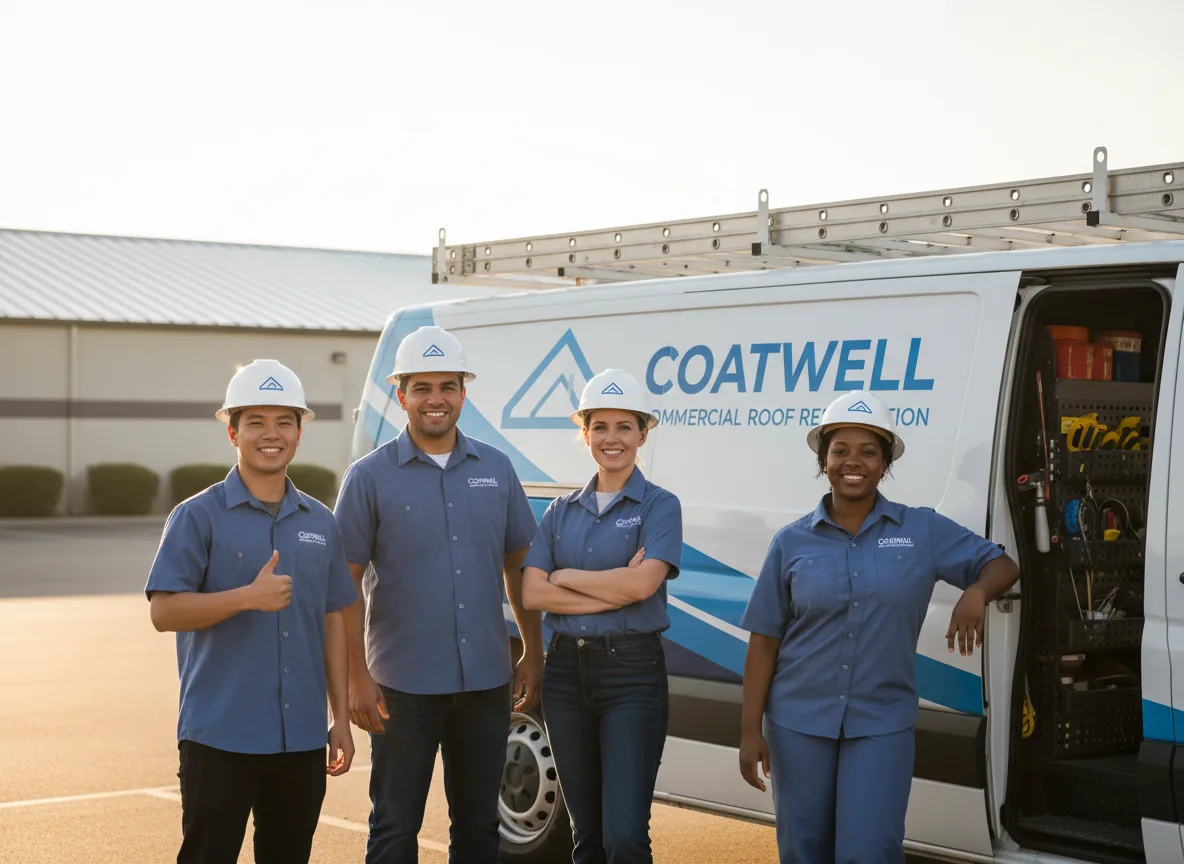 Commercial roof coating company in Beverly, OH